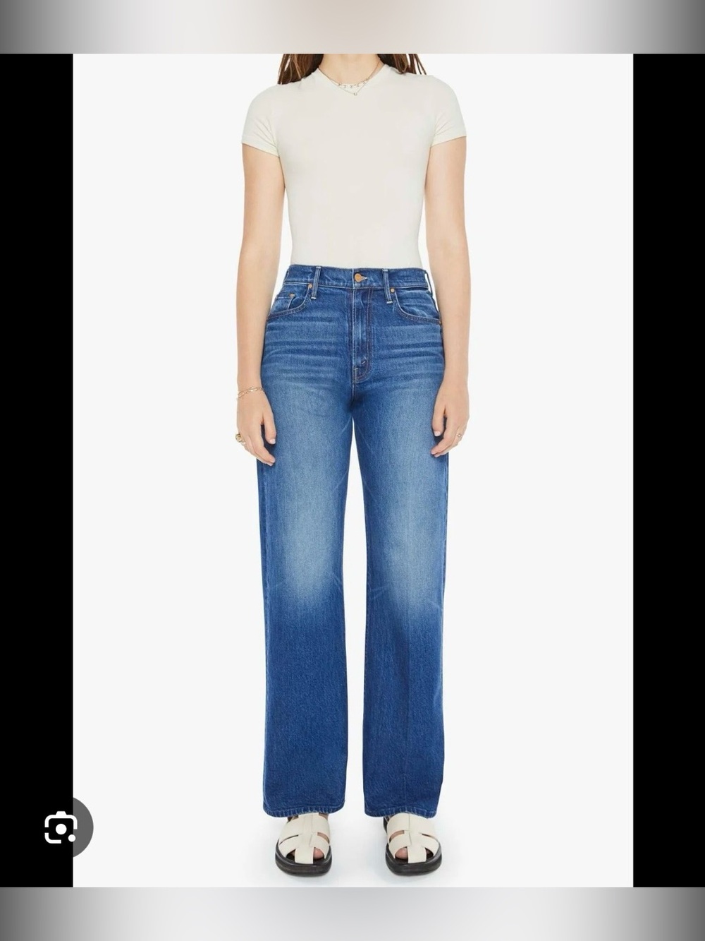 Mother Denim - The Lasso Sneak in “Bunny Hop” Wash - Size 25